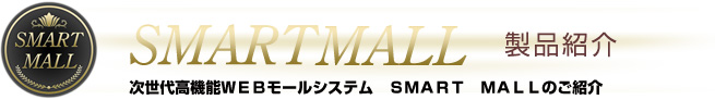 次世代高機能ＷＥＢモールシステム SMART MALLのご紹介